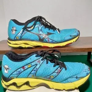 Mizuno Shoes Mizuno Wave Inspire Th Anniversary Blueyellow